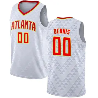 Atlanta Hawks Youth RayJ Dennis White Swingman Jersey - Association Edition
